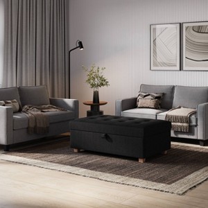 Aubin Large Storage Ottoman - CorLiving - 1 of 4