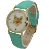 OLIVIA PRATT FOX FACE LEATHER STRAP WATCH - 2 of 4