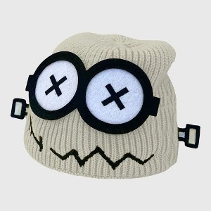 Anna-Kaci Women's Knitted Beanie with Cartoon Monster Eye Design - Cute & Warm Winter Hat for Cold Weather - 1 of 3