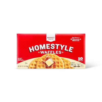 Homestyle Frozen Waffles - 12.3oz/10ct - Market Pantry&#8482;