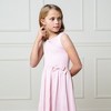 Hope & Henry Heirloom Girls'  Sleeveless Pleated Sweater Dress with Bow, Toddler - 3 of 4
