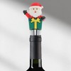 Unique Bargains Santa Claus Bottle Stopper Zinc Alloy ABS Silicone 1 Pc - 2 of 3
