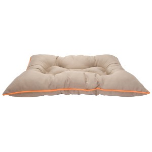 Precious Tails Water and Chew Resistant Bone Tufted Crate Dog Mat - M - Khaki - 1 of 4