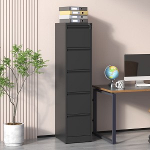 NicBex Modern File Cabinet with Lock, Vertical Metal Filing Cabinets with Drawers and Anti-Tilt Design,Office Cabinet for Home, Office,Black/White - 1 of 4