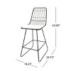 Coolbibila-Set Of 2 Barstool, Bar Chair High For Outdoor, Bar Chair Stool With Water-Resistant Cushions, Bar Chair With Back - 4 of 4