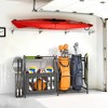 MOEPISY Garage Sports Equipment Organizer, Ball Storage Stand, Indoor Golf Bags Stand for Garage - 2 of 4