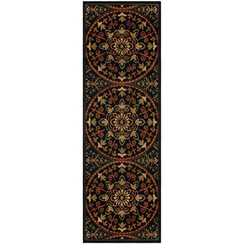 Blue Nile Mills Traditional Geometric Medallion Power-Loomed Pet & Kid Friendly Indoor Area Rug