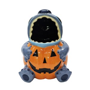 Disney Stitch Ceramic Candy Bowl Blue/Orange - 1 of 4