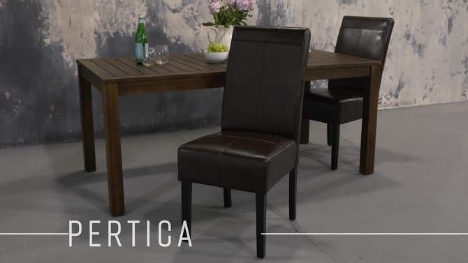 Set of 2 T-Stitch Dining Chairs - Christopher Knight Home, 2 of 7, play video