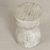 South Shore Bellulo Hourglass Side Table Cream: Scandinavian-Inspired, No Assembly, Space-Saving Design - 3 of 4