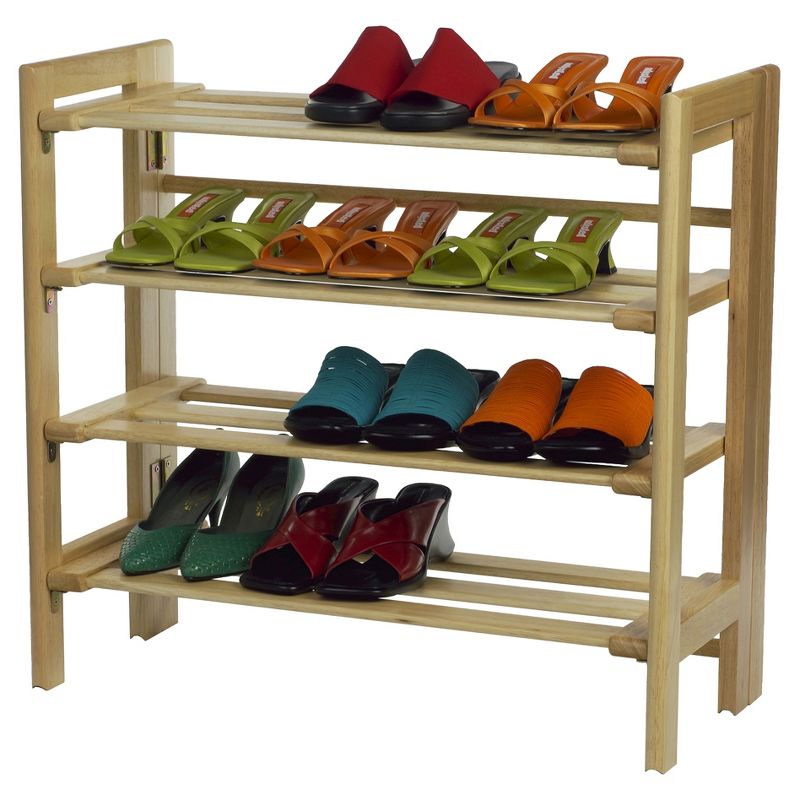 Clifford Foldable Shoe Rack Natural - Winsome, 5 of 6