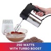 Total Chef 6-Speed Hand Mixer 250W with Turbo Boost Black Silver - 4 of 4