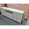 Wooden 6-Door TV Cabinet - Rustic Storage Console with Ample Space for Media, Home Decor, and Electronics - Stylish Entertainment Center - 2 of 4