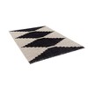 Gulches Black & Ivory Modern Area Rug - Soft, Stylish, and Easy to Maintain - 3 of 4