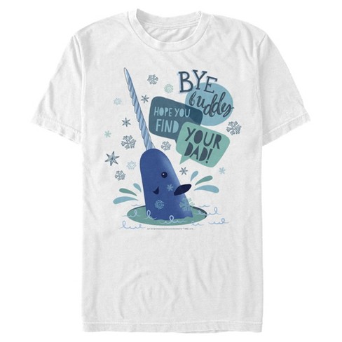 bye buddy narwhal shirt