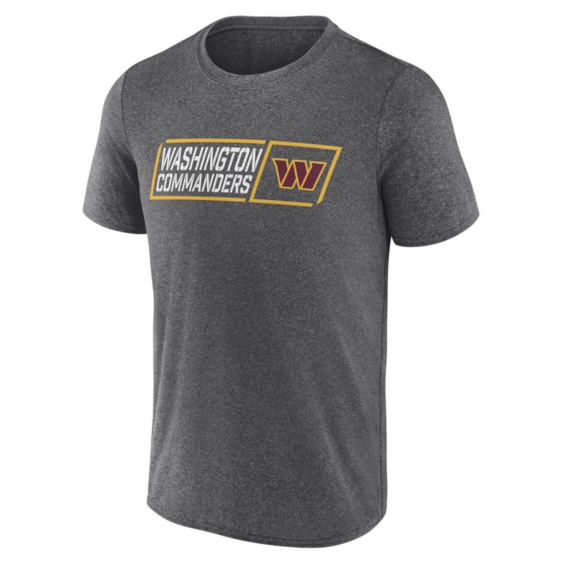NFL Washington Commanders Men&#39;s Quick Tag Athleisure T-Shirt, 2 of 4
