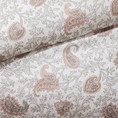 Blush Cotton California King 9-Piece Reversible Comforter Set