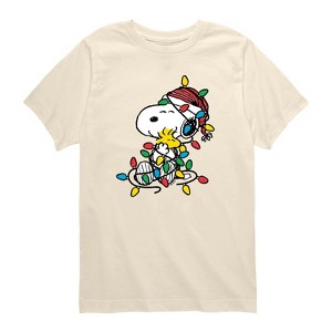 Boys' - Peanuts - Snoopy Woodstock Christmas Lights - 1 of 4
