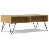 NicBex Vintage Coffee Table with Storage,2-Tier Lift-Top Wooden Table with Hidden Shelves,Convertible End Table for Living Room - 4 of 4