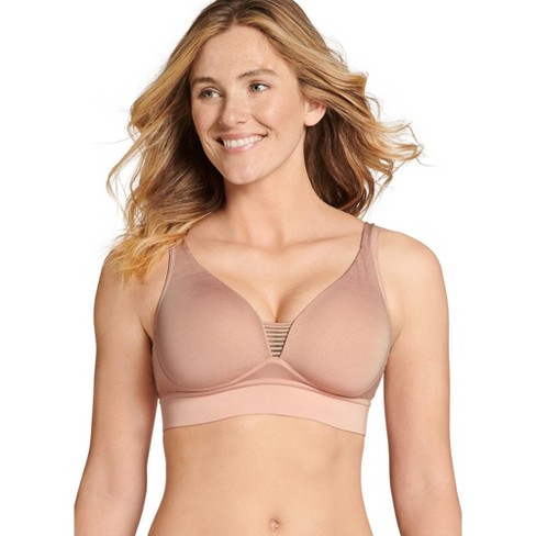 Jockey Women's Forever Fit V-Neck Molded Cup Lace Bra 
