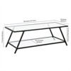 Black Bronze Coffee Table - Henn&Hart - 3 of 4