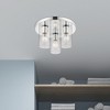 Livex Lighting Zurich 3 - Light Flush Mount in  Polished Chrome - 3 of 4