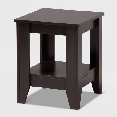 Black and brown on sale end tables