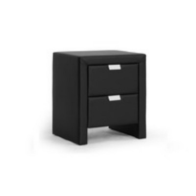 Frey Upholstered Modern Nightstand Baxton Studio Target