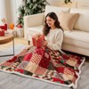 FIONECA Reversible Flannel Holiday Throw Blanket For Seasonal Decor - 4 of 4