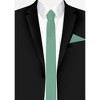 Jacob Alexander Men's Solid Color 2" Skinny Neck Tie - 3 of 4
