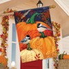 Pumpkins and Chickadees Fall House Flag Autumn Birds 28" x 40" Briarwood Lane - image 4 of 4