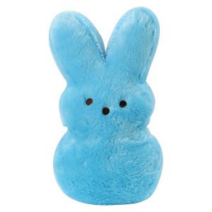 Peeps 17" Easter Rabbit Plush Blue - 1 of 4