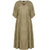 CITY CHIC | Women's Plus Size  Jossie Dress - olive - 20W - 3 of 4