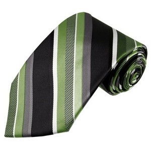 Men's Stripe 3.35 Inch Wide And 58 Inch Long Woven Neckties - 1 of 4