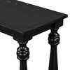 U_STYLE Vintage Wood Grain Console Table with Bottom Shelf and Four Vase Legs, Suitable for Entryway - 3 of 4