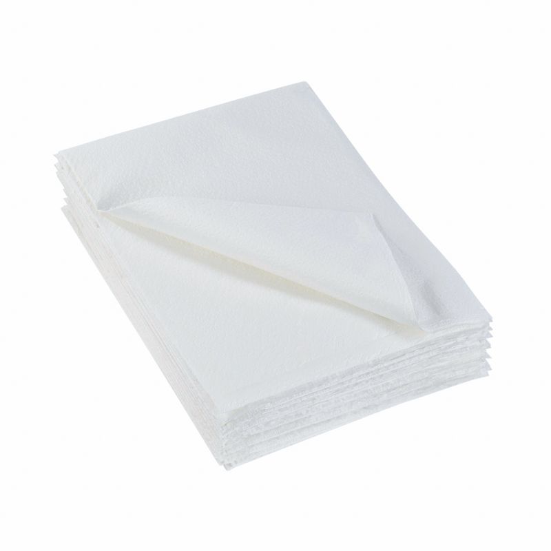 McKesson Pillowcase Standard 21 W x 30 L" Disposable White Tissue / Poly 18-917 100 Ct, 3 of 6