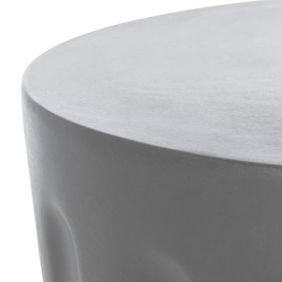 Vesta Dark Grey Concrete Indoor/Outdoor Accent Table
