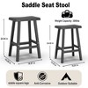 Gulches Outdoor/Indoor Barstool Set of 2 – 24” Seat Height (Fits 36-39” Countertops), Recycled Resin, 300LBS Capacity, Anti-Slip Pads - 3 of 4