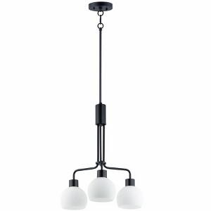 Maxim Lighting Coraline 3 - Light Chandelier in  Black - 1 of 4