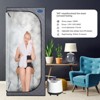 LOVMOR Portable Gothic Roof Plus Type Full Size Steam Sauna tent with Foldable Chair, Remote Control, Spa, Therapy & Relaxation at home - 3 of 4