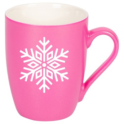 Elanze Designs N/A Princess Pink 10 ounce New Bone China Coffee Cup Mug