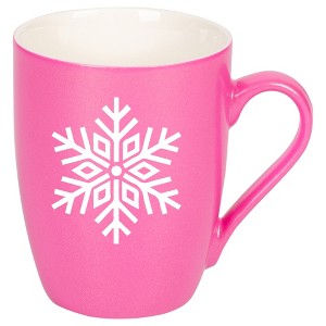 Elanze Designs N/A Princess Pink 10 ounce New Bone China Coffee Cup Mug - 1 of 4