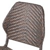 PAGED Wicker Outdoor Chairs Outdoor Dining Chairs with Iron Legs for Patio, Garden, Lawn - 2 of 4