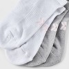Women's Foundation Cushioned 6pk Low Cut Socks - All In Motion™ White/Light Gray 4-10: Arch Support, Zone Cushioning - 3 of 3