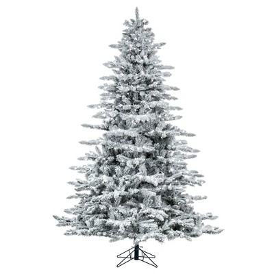 Vickerman Flocked Utica Fir Artificial Christmas Tree