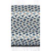 Earth Rugs Blue/Natural Jute Oval Stair Tread 27"x8.25" Eco-Friendly Home Accent - 3 of 3