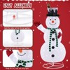 Mr Ironstone 5ft Lighted Snowman, Large Outdoor Christmas Decoration with 200 LED Lights, Multicolored Scarf and Hat - 2 of 4