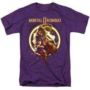 Mortal Kombat 11 Scorpion Flames Adult T-Shirt - 1 of 4