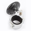 Unique Bargains Metal Steering Wheel Knob Handle Black Carbon Fiber 3.3" 1PC - 3 of 4