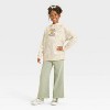 Girls' SmileyWorld Adventure Oversized Hooded Fleece Sweatshirt - 4 of 4
